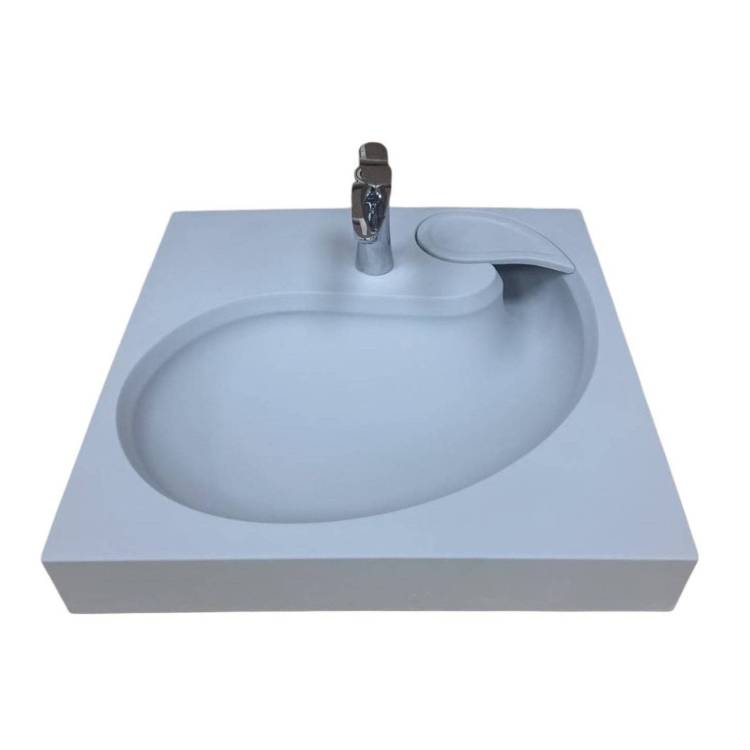 Раковина Stella Polar Шебби SP-00001522 60 см, серая матовая