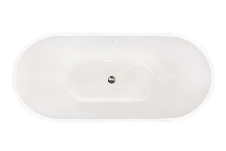Акриловая ванна Royal Bath Wave RB610101GR белая, 170x75