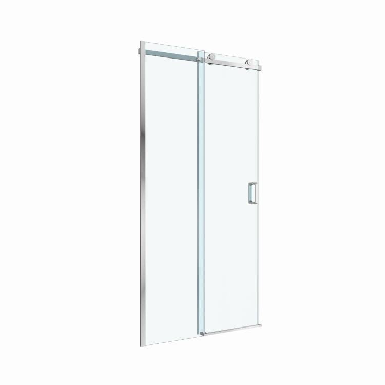 Душевая дверь в нишу BelBagno SOFT_CLOSE-2-BF-1-100-C-Cr профиль хром, стекло прозрачное, 100x200
