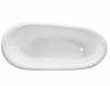 Ванна из искусственного камня Эстет Марсель silk ФР-00014543 160x80 Овальная, белая, без ножек