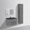 Тумба под раковину Vincea Mia VMC-2MC800BT 800 подвесная, 2 выкатных ящика soft close, Beton фото 4