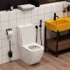 Унитаз-компакт Cerutti Spa Mimi 8707 безободковый, с микролифтом фото 3