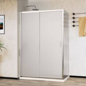 Душевой уголок Vincea City VSR-5CT9012MT 1200x900, хром, стекло текстурное