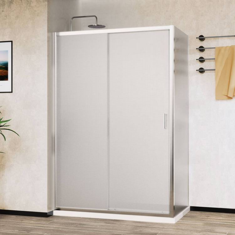Душевой уголок Vincea City VSR-5CT9012MT 1200x900, хром, стекло текстурное