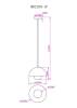 Подвесной светильник MyFar Dorothy MR2180-1P фото 2