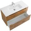 Тумба под раковину Belbagno Etna H-60 ETNA-H60-900-2C-SO-RN-P 90x45x60 Rovere Nature подвесная с двумя выкатными ящиками, с доводчиками фото 6