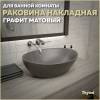 Раковина Teymi Lori T50493 графит матовый, 40 см