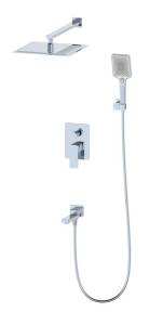 Душевой комплект Oliveeka D OL-939003-CR с внутренней частью, хром