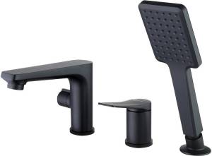 Смеситель на борт ванны Lemark Bronx LM3745BL черный