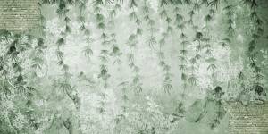 3D Фотообои Artegrafico «Ниспадающая изумрудная иллюзия» IL-013 акварель