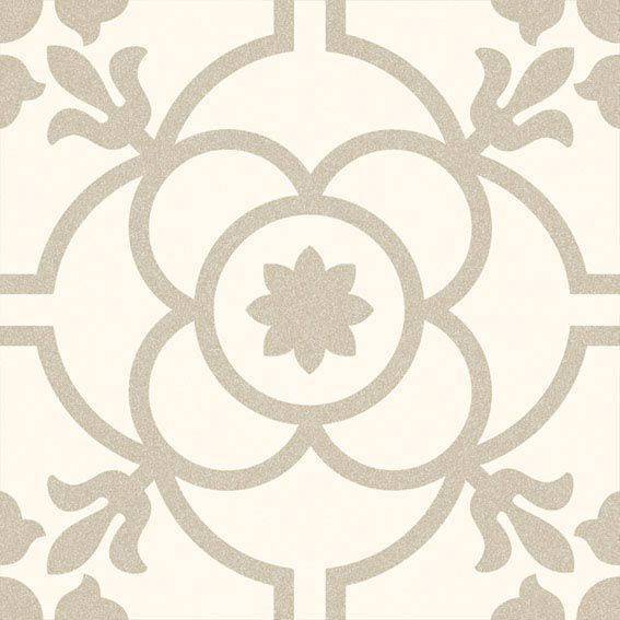 Декор VIVES Svenska Blomknopp Bone 20x20