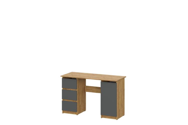 Стол письменный Арника Денвер 00-00303834 Дуб Золотой/Графит серый