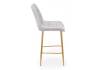 Полубарный стул Notta Челси 632543 Светло-серый (zd 960) / золотой фото 2