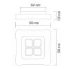 Потолочный светодиодный светильник De Markt Эрида 706010801 фото 8