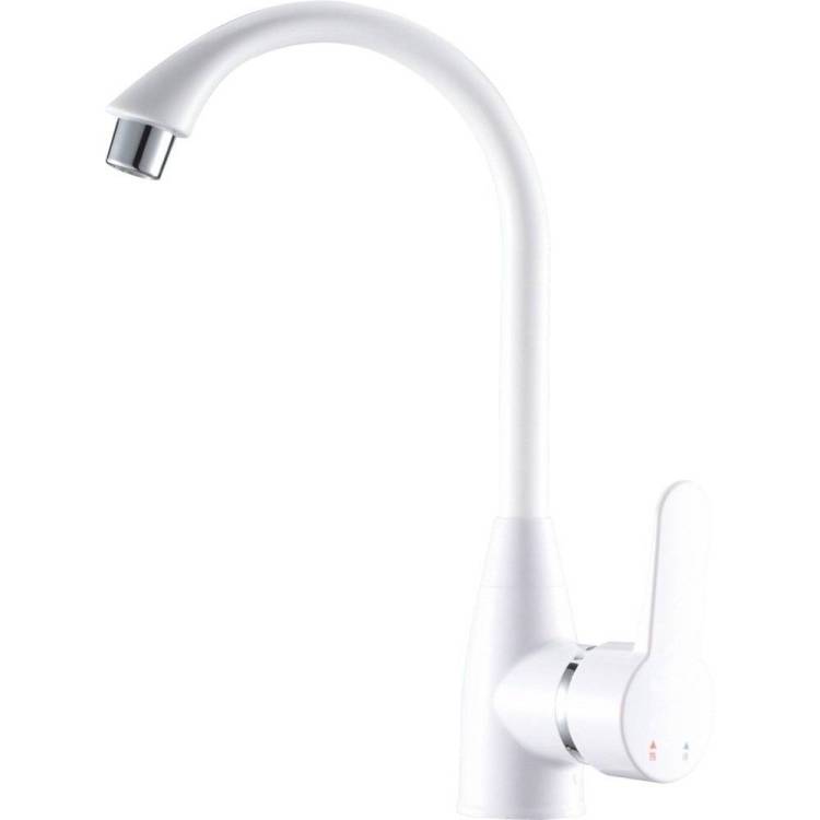 Смеситель для кухни РМС PL5-017F белый