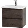 Тумба под раковину Belbagno Albano-Cer ALBANO-CER-600-2C-SO-RNG 57x44x50 Robere Nature Grigio подвесная с двумя выкатными ящиками фото 3