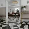 Керамогранит Kerama Marazzi Бьянко Неро SG565422R Бьянко Неро белый чёрный лаппатированный обрезной 60x119.5x0.9 фото 2