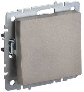 Выключатель 1-клавишный IEK Brite BR-V14-0-10-K37 шампань