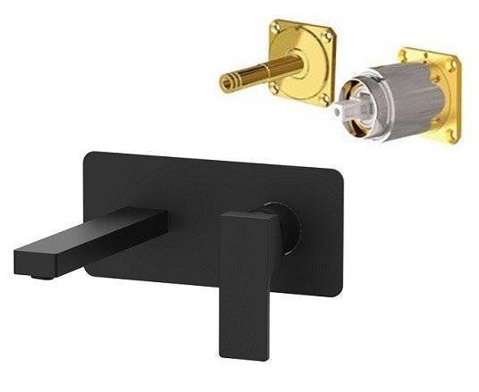Смеситель для раковины Remer Absolute AU15KBNO черный матовый