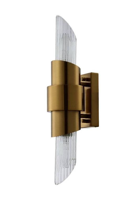 Бра Crystal Lux Justo Ap2 Brass