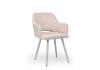 Стул на металлокаркасе Notta Эолин 631700 латте (glory 10) / серый