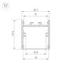 Встраиваемый профиль Arlight SL-LINE-3638-LW-2000 ANOD GOLD 039981 фото 2