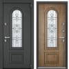 Входная стальная дверь Torex SNEGIR PRO-C PP 2854026 ЛКП Графит/ПВХ Астана Табачный 2000x880