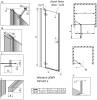Душевая дверь в нишу Radaway Essenza New DWJ 90 L фото 7