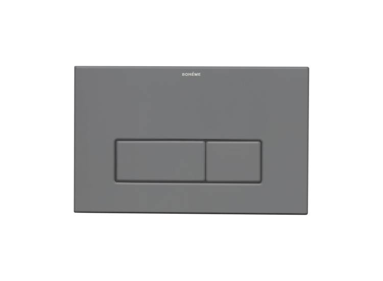 Кнопка смыва Boheme 669-GM нержавеющая сталь Gun Metal