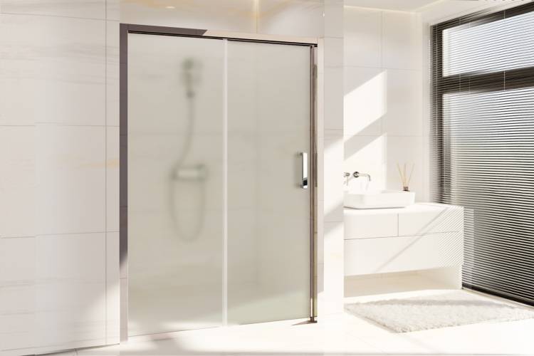 Душевая дверь в нишу Royal Bath Accord RB170HS-C-CH профиль хром, стекло матовое, 170x200