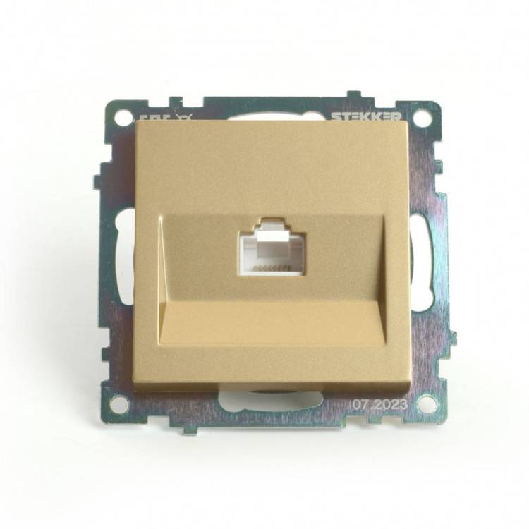 Розетка компьютерная RJ-45 Stekker Катрин 49227