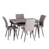 Стол обеденный Tetchair Balmoral 21860 серый, черный 120(160)x80x75 фото 12