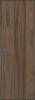 Межкомнатная дверь Profil Doors 1 AGN цвет профиля Серая ночь, алюминиевая панель ясень горный 600x2000