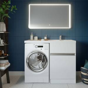 Мебель для ванной AQUATON Лондри 60 R, под стиральную машину