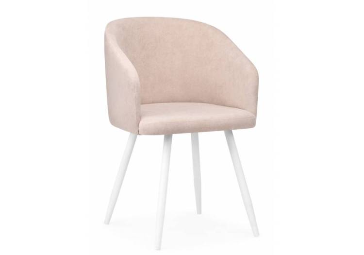 Стул на металлокаркасе Notta Монер 632650 латте (glory 10) / белый