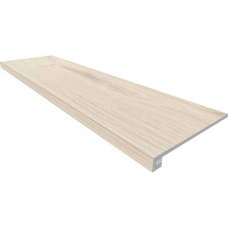 Ступень Ametis by Estima Alavesa 70537 Set/Steptrade/AV01_NS/33x160/Riser/AV01_NS/14,5x160 Nordic неполированная с бортиком 33x160 + Подступенок 14.5x160