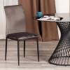 Стул Tetchair Capri (mod. 39) 21403 Dark grey (темно-серый) HLR24/черный фото 10