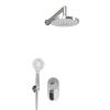 Душевой комплект Wasserkraft A16629 с верхней душевой насадкой, хром, встраиваемый, с лейкой