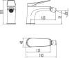 Смеситель для биде Lemark Bronx LM3708BL черный фото 4