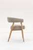 Стул Stool Group Zubo DM4729-1 OTE-Q-120 FLAXEN бежевый, с деревянными ножками фото 4