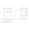 Тумба с раковиной Belbagno Etna H-60 ETNA-H60-600-2C-SO-RN-P 60x45x60 Rovere Nature подвесная с двумя выкатными ящиками, с доводчиками фото 8