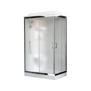 Душевая кабина Royal Bath RB8120HP7-WC-CH-L с низким поддоном, с сиденьем