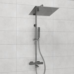 Душевой комплект Wasserkraft A199.119.103.087.CH Thermo с термостатическим смесителем, хром