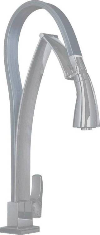 Смеситель для кухни Paini Hybrid HKPA557TKKM с гибким изливом