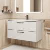 Тумба под раковину Uperwood Foster New TFosterNEW90w подвесная, белая, 90 см фото 6