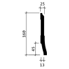 Плинтус гибкий Европласт 1.53.105 200x2.5x16 фото 2