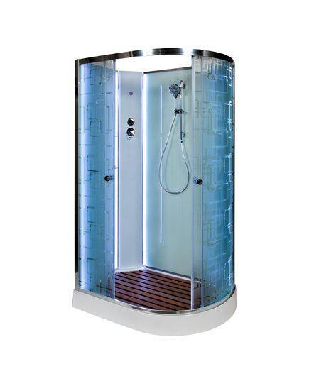 Душевая кабина AvaCan EM1512LNLED с подсветкой, 120x80x210