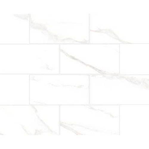 Мозаика Vitra Marmori K9456328LPR1VTE0 Кирпичная Кладка Калакатта Белый Lapp. (7x14) 35.5x28.9
