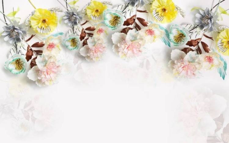 3D Фотообои Artegrafico «Пестрое настроение» FW-007 канвас