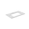 Столешница Kerama Marazzi Plaza (Плаза) PL3.SG50008220R\80 белый натуральный, 79.6x48